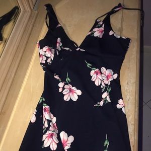 a cute short floral dress